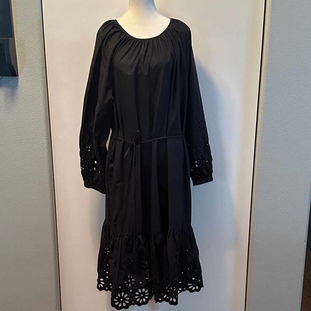 Beautiful Eyelet Trim Dress